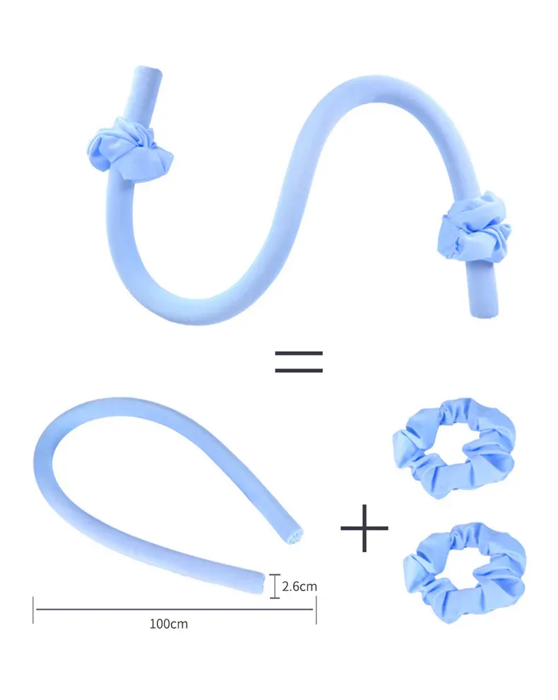 Détail des boucles souples et brillantes