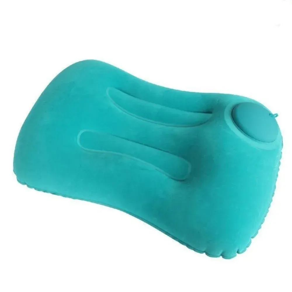 Oreiller gonflable portable pour le voyage et le camping, soutien du cou et du bas du dos 7