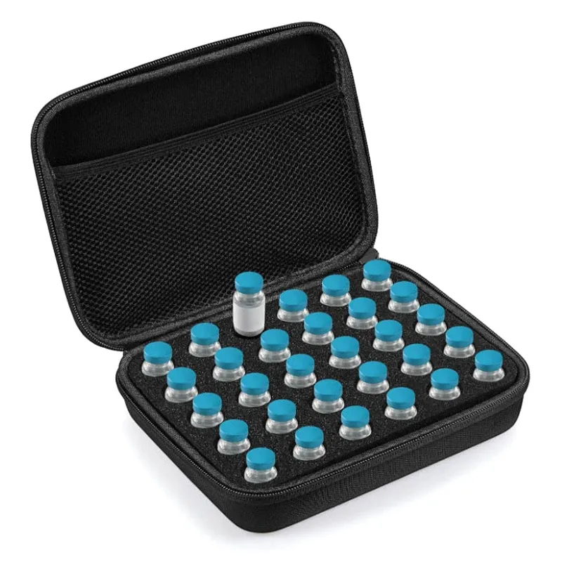 Boîte de rangement pour réfrigérateur avec sac en maille pour flacon d'insuline de 10 ml, organisateur pour petits flacons de médicaments et accessoires d'injection 2