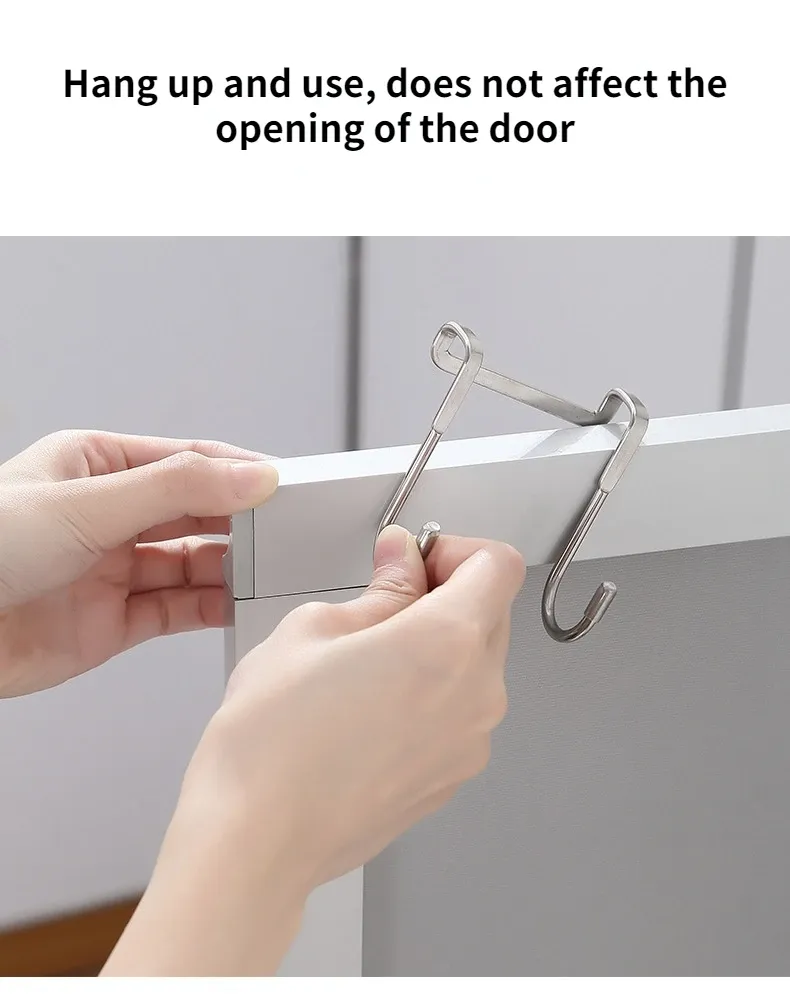 Crochet double en S sur porte arrière