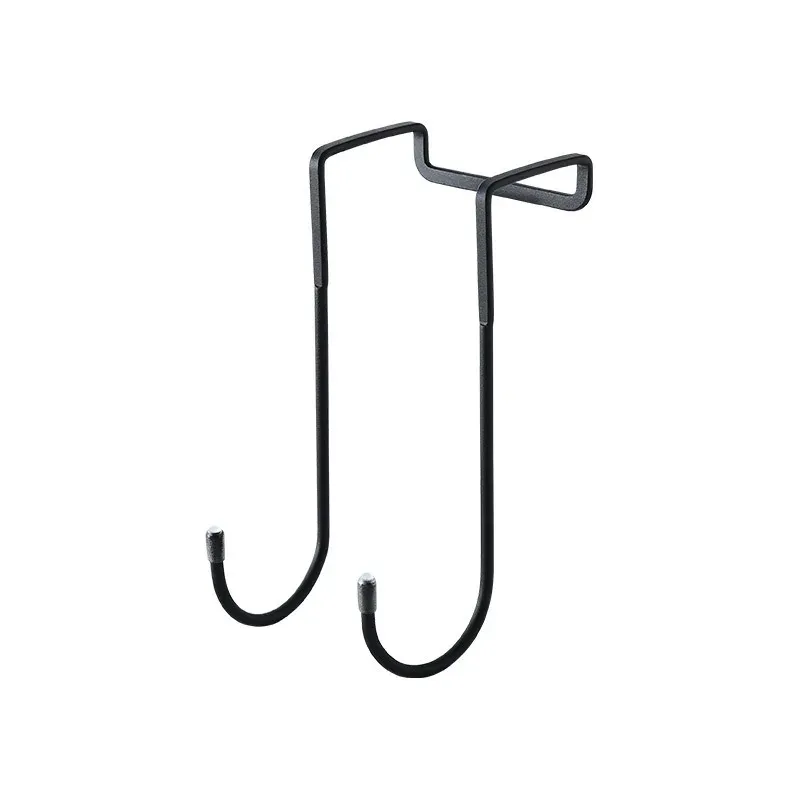 Crochet double en S en acier inoxydable 304, sans perçage, pour porte d'armoire de cuisine et porte arrière 7