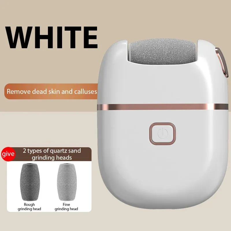 Broyeur de pieds électrique rechargeable, élimine la peau morte et les callosités pour des pieds doux et lisses 7