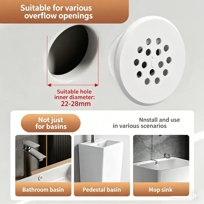 Bouchon de lavabo en silicone, utilisation au quotidien