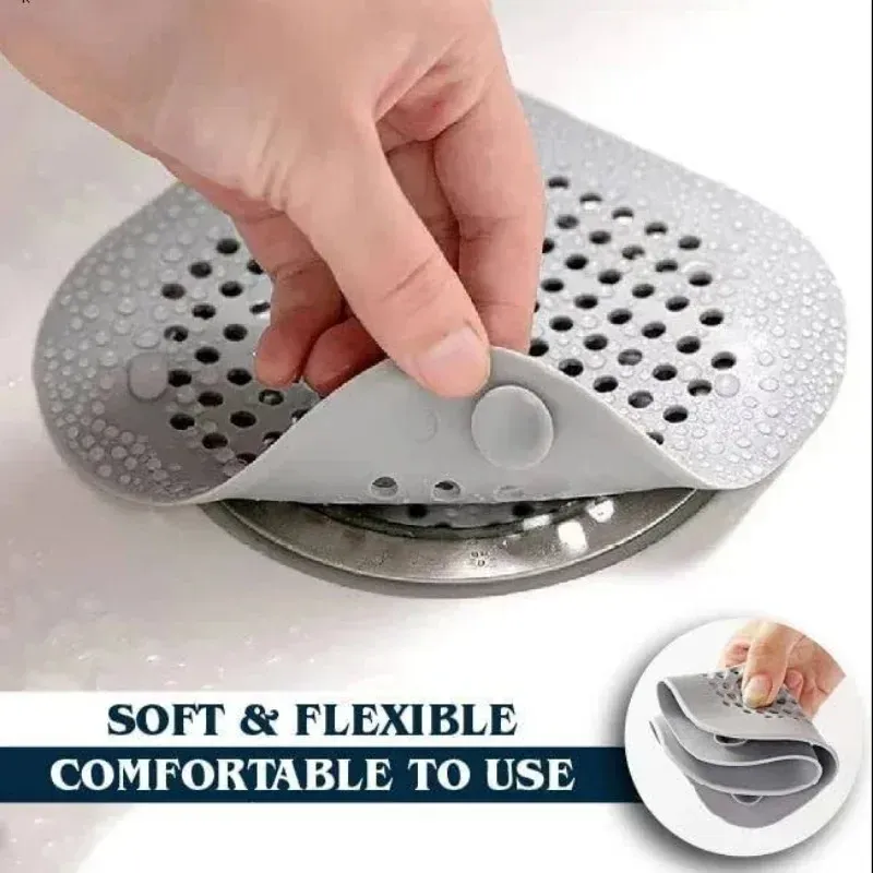 Bouchon d'évier en silicone, utilisation au quotidien