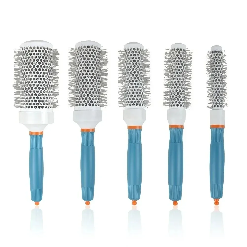 Brosse ronde professionnelle pour salon, idéale pour cheveux bouclés, humides et secs 5