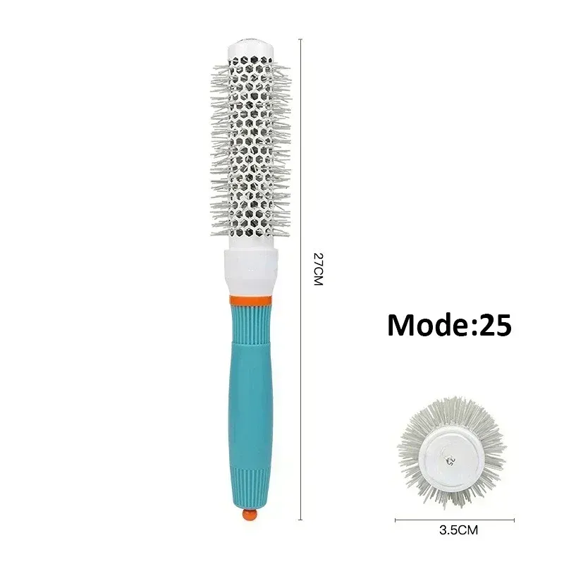 Brosse ronde professionnelle pour salon, idéale pour cheveux bouclés, humides et secs 11
