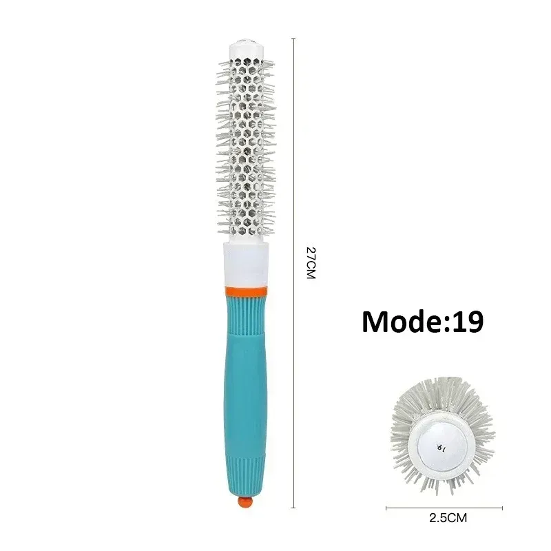 Brosse ronde professionnelle pour salon, idéale pour cheveux bouclés, humides et secs 9