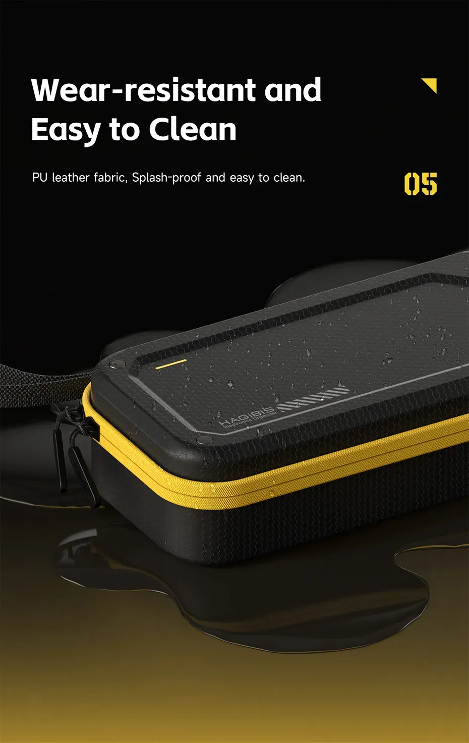 Organisateur Hagibis, rangement des accessoires