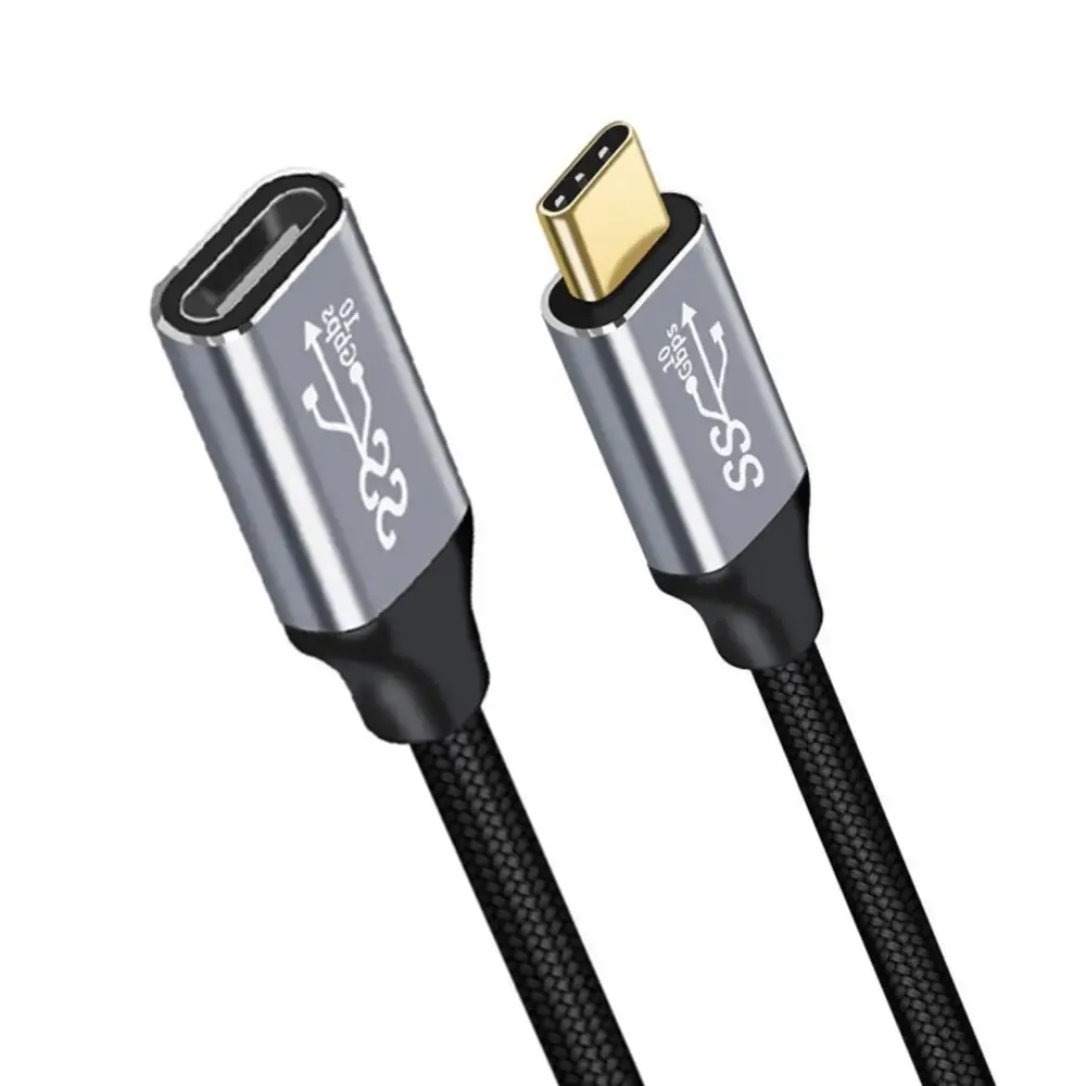 Câble de charge rapide pour ordinateur portable, câble de données mâle vers femelle, rallonge USB-C 100 W, 3.1, PD, 4K @ 60 Hz, vidéo 10 Gbps, Isabel 2 6