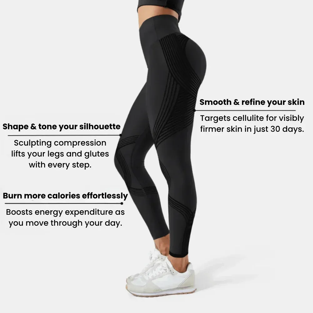 Leggings de compression pour femme, gainants anti-cellulite, taille haute, sans couture, pour yoga et fitness, pantalon de sport 4