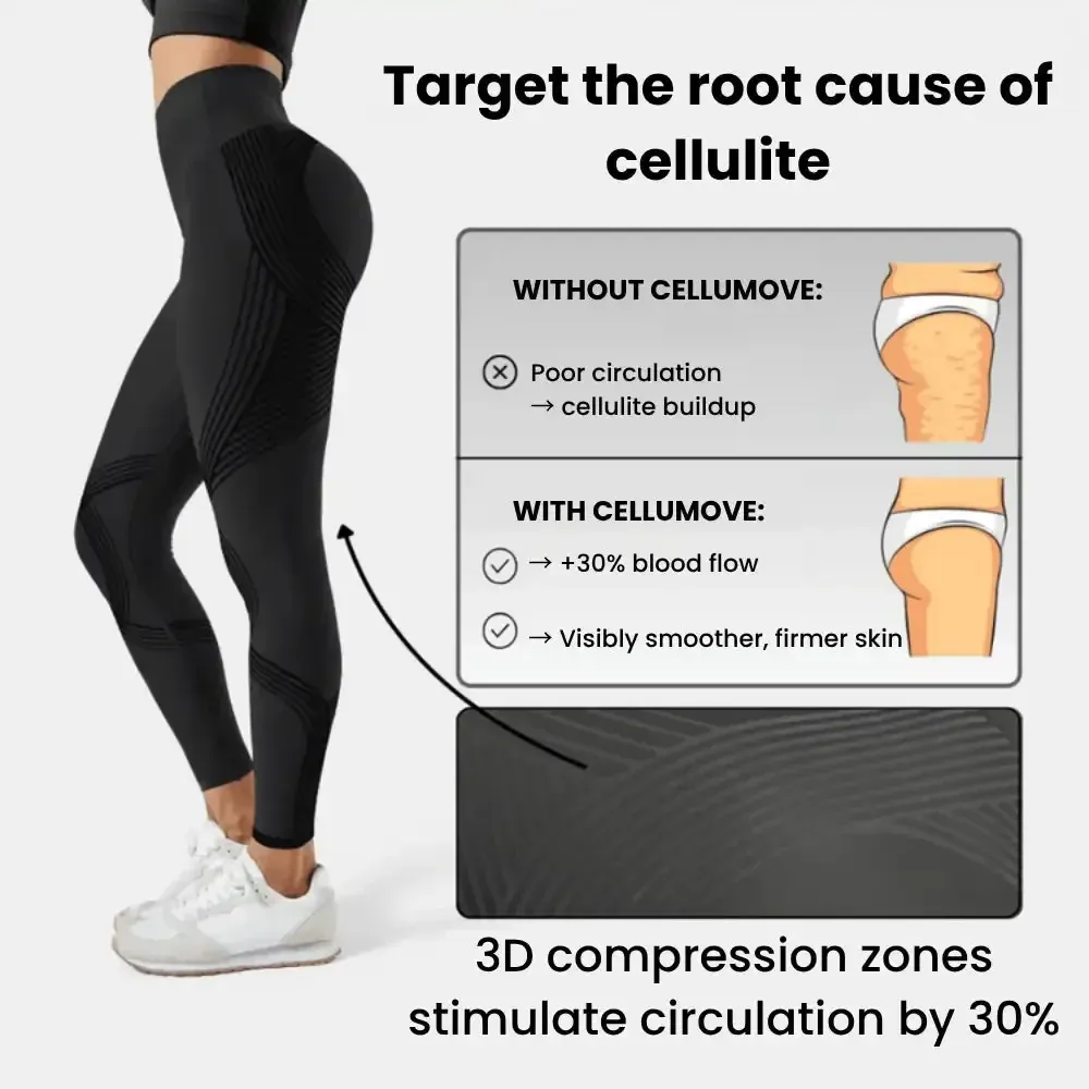 Leggings de compression taille haute sans couture