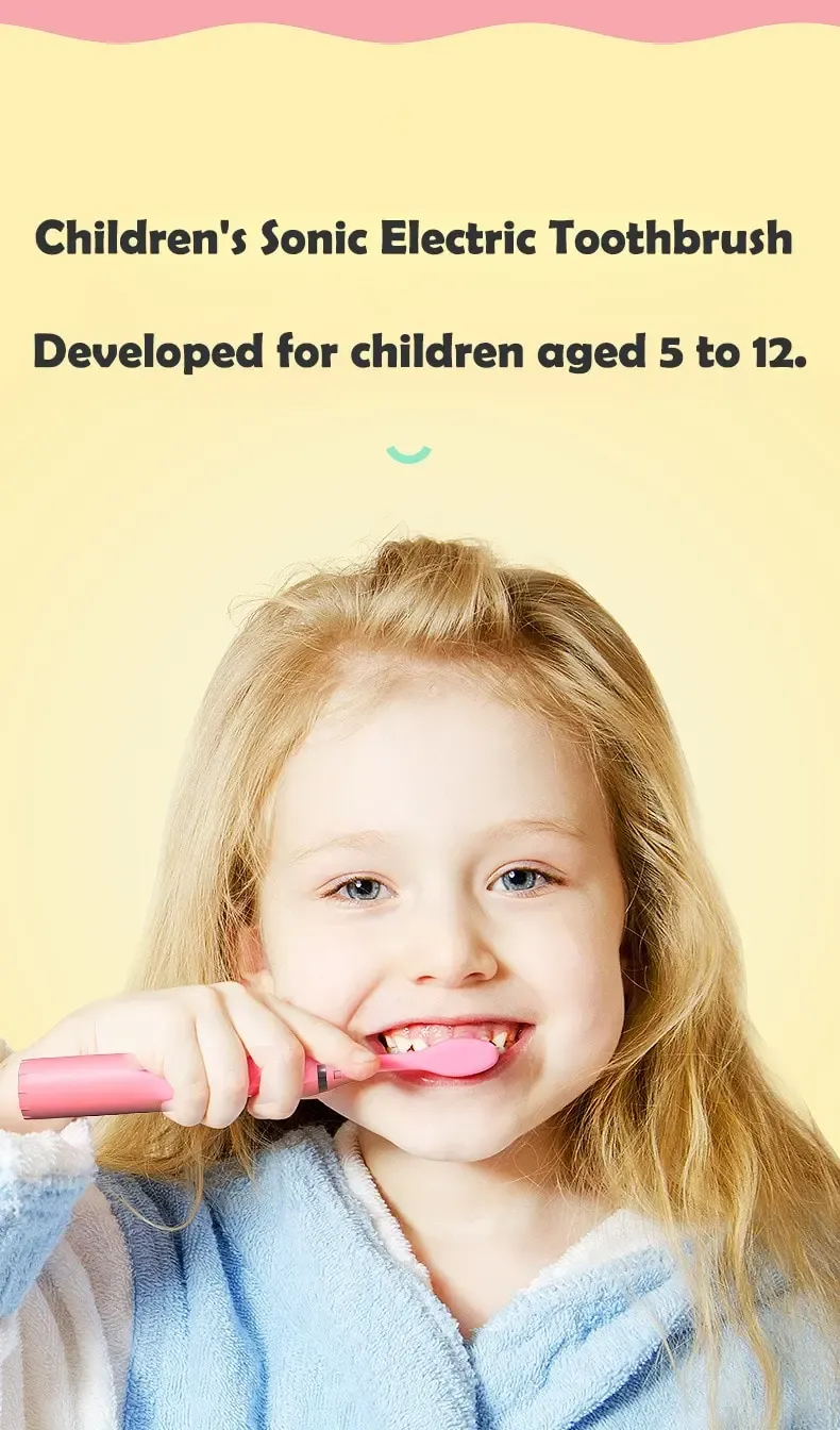 Brosse à dents électrique enfant en situation d'utilisation