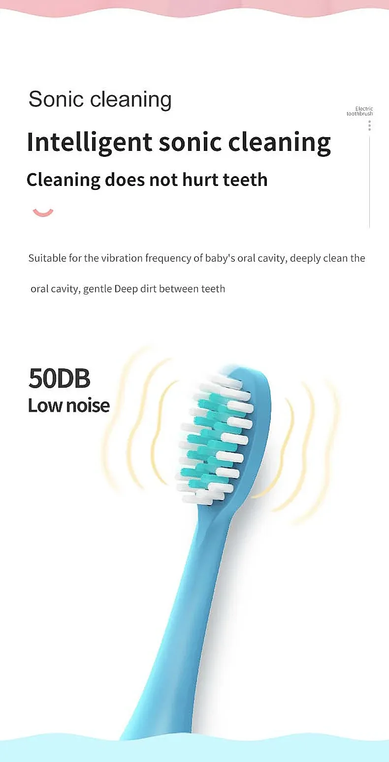 Brosse à dents électrique enfant avec motifs de dessin animé