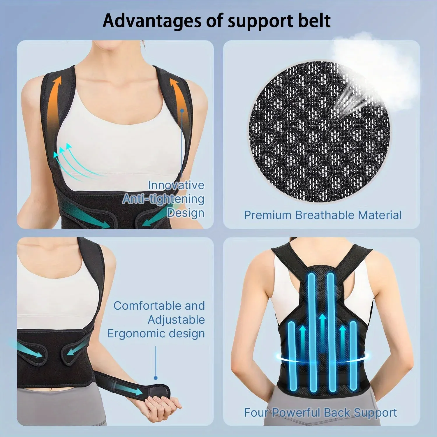 Correcteur de posture en situation d'utilisation
