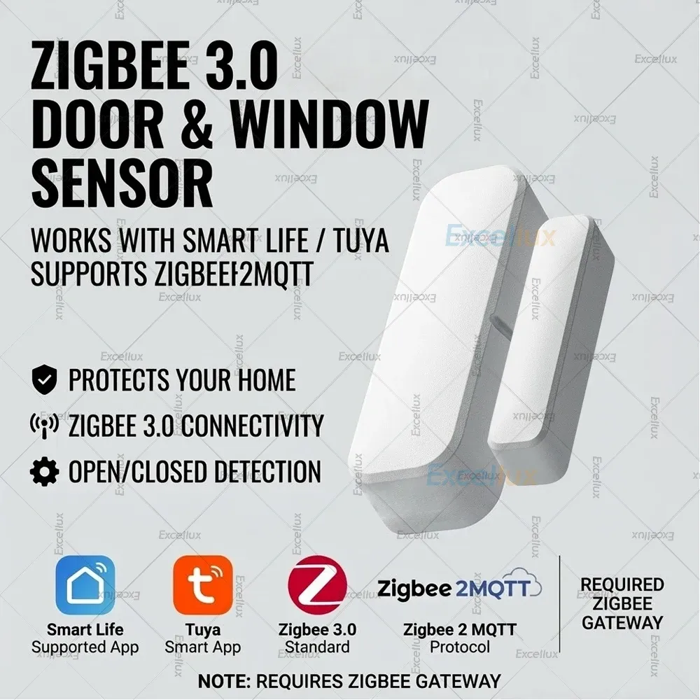 Capteur de porte et fenêtre Zigbee, vue principale