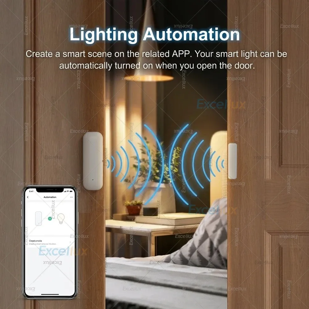 Capteur de porte et fenêtre Zigbee, aperçu produit
