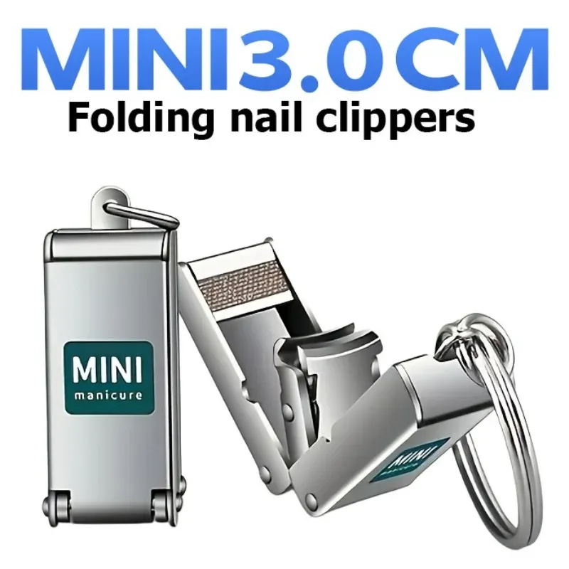 Mini coupe-ongles en acier inoxydable haute précision, prise en main confortable, pour manucure et pédicure, 1 pièce - Image 1