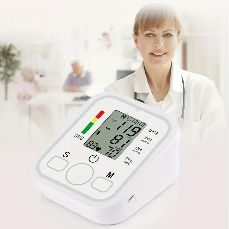 Tensiomètre électronique à bras médical, mesure précise pour personnes âgées 5