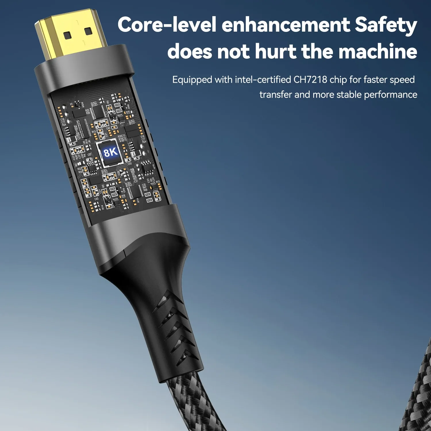 Adaptateur USB-C vers HDMI 2.1, 8K@60Hz, compatible Thunderbolt 3 pour MacBook Pro, iPad Pro et ordinateur portable 4