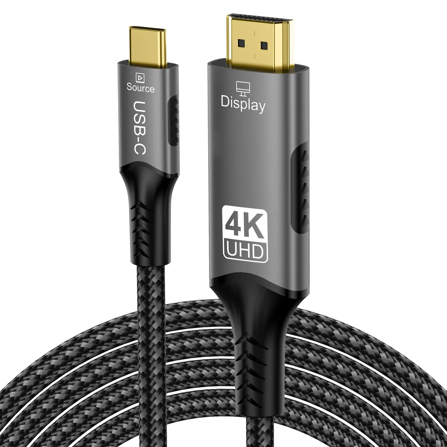 Adaptateur USB-C vers HDMI 2.1, 8K@60Hz, compatible Thunderbolt 3 pour MacBook Pro, iPad Pro et ordinateur portable 9