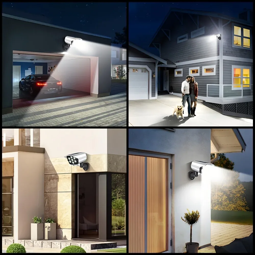 Applique solaire d'extérieur avec détecteur de mouvement, 2000 lumens, 77 LED, télécommande incluse 3