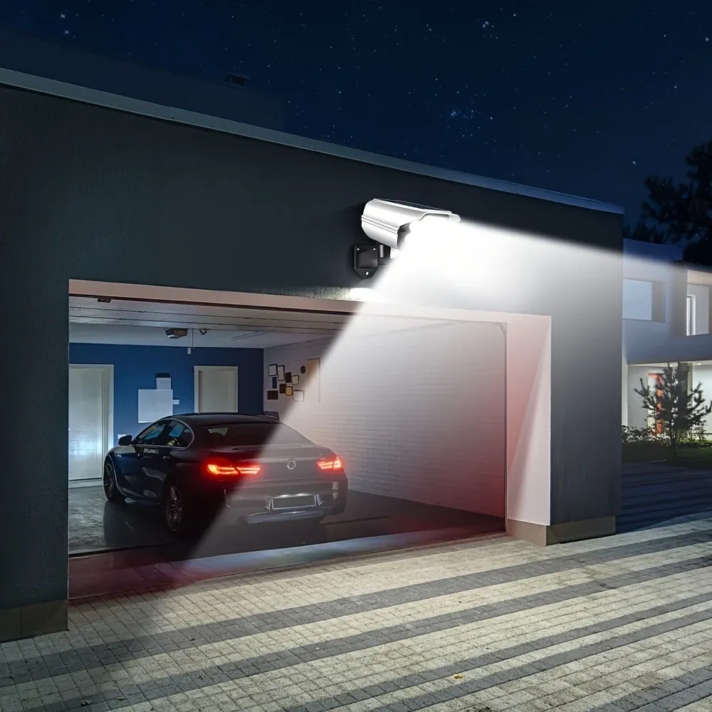 Lampe murale solaire, capteur de mouvement