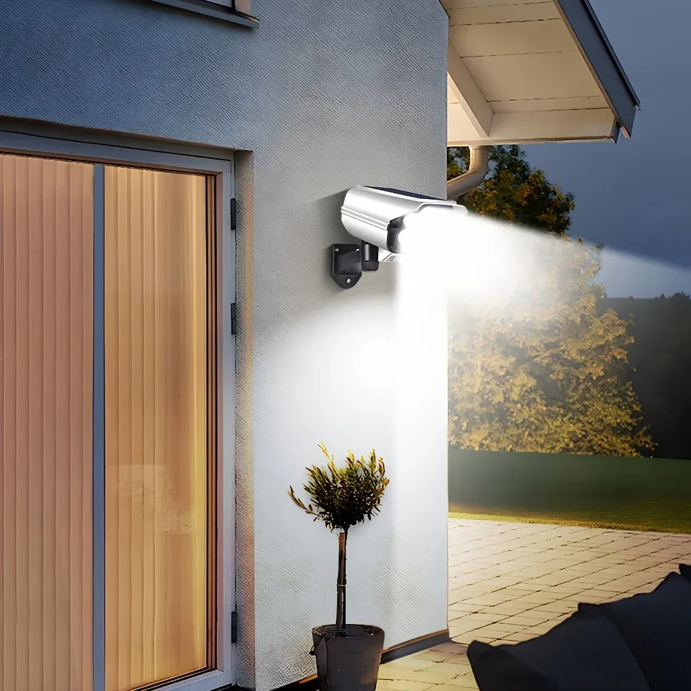 Lampe murale solaire, ambiance extérieure
