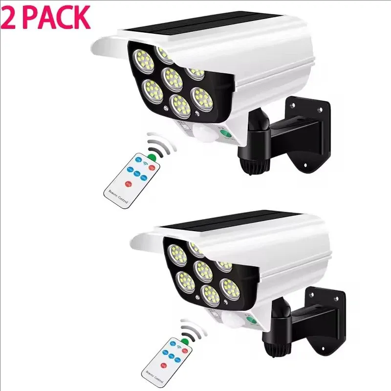 Applique solaire d'extérieur avec détecteur de mouvement, 2000 lumens, 77 LED, télécommande incluse 8