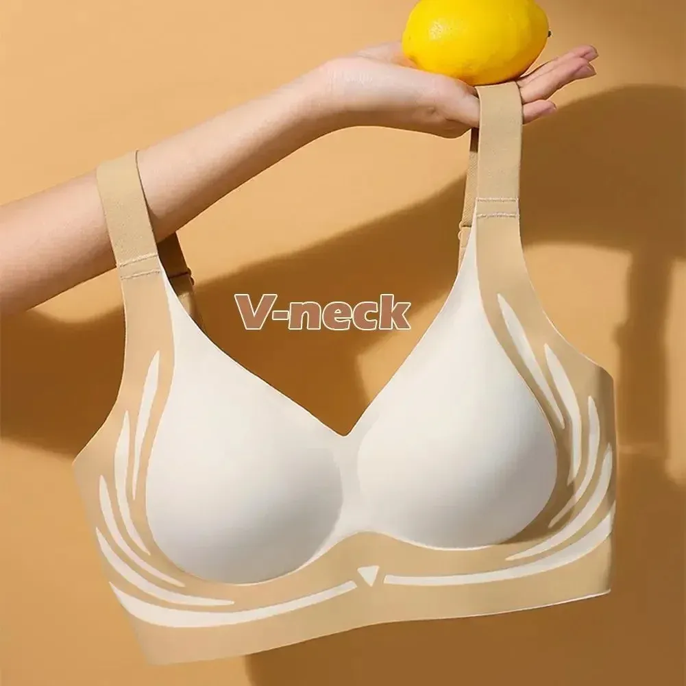 Soutien-gorge push-up sans couture, porté au quotidien