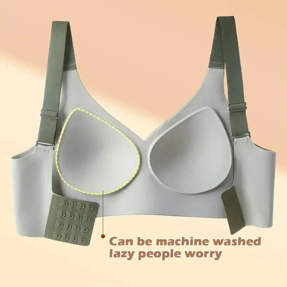 Soutien-gorge push-up sans couture, dos et bretelles