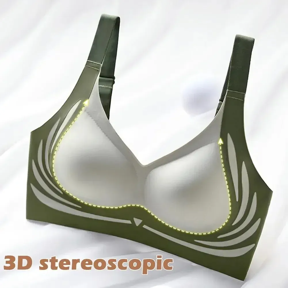Soutien-gorge push-up sans couture, élasticité