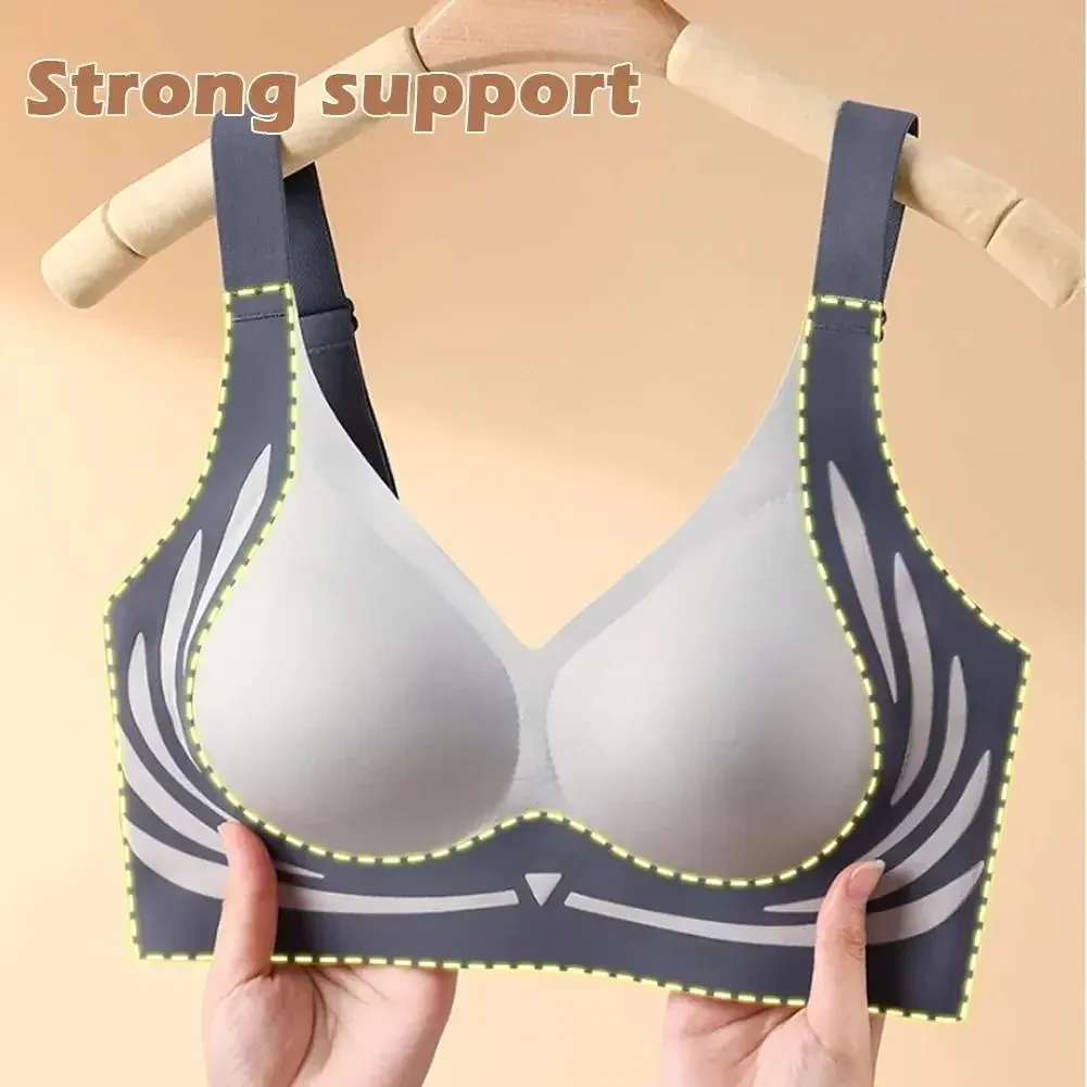 Soutien-gorge push-up sans couture, coupe et maintien