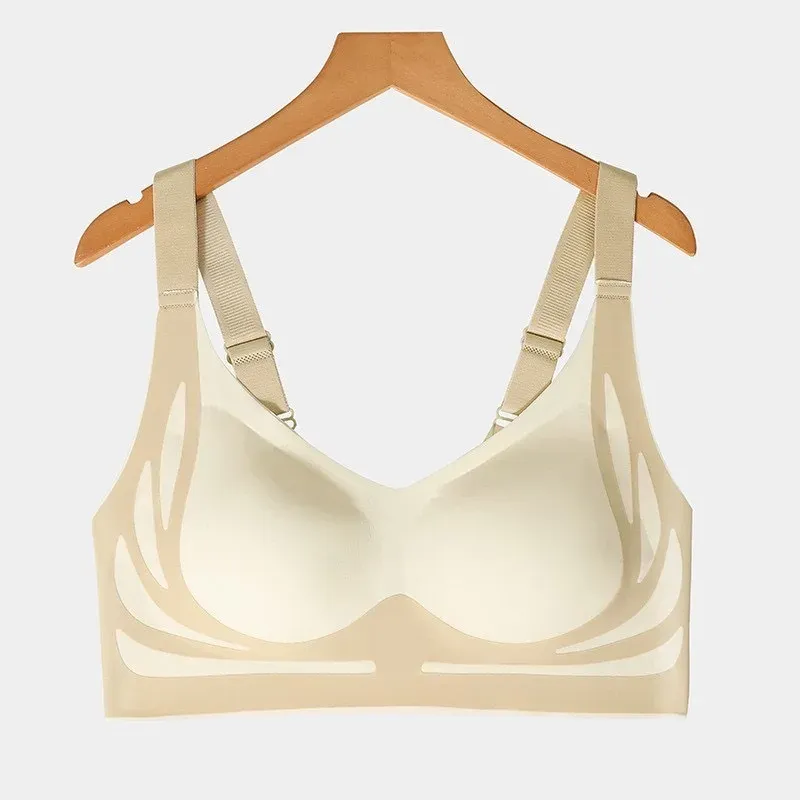 Soutien-gorge push-up sans couture à couverture complète pour femme, réglable et anti-affaissement 7