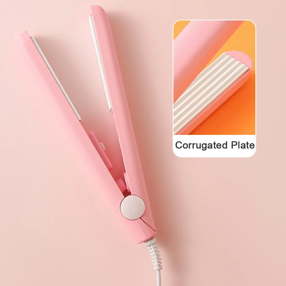 Mini fer à friser électrique professionnel avec plaques plates et ondulées pour tous types de cheveux 9