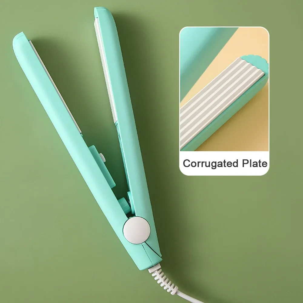 Mini fer à friser électrique professionnel avec plaques plates et ondulées pour tous types de cheveux 8