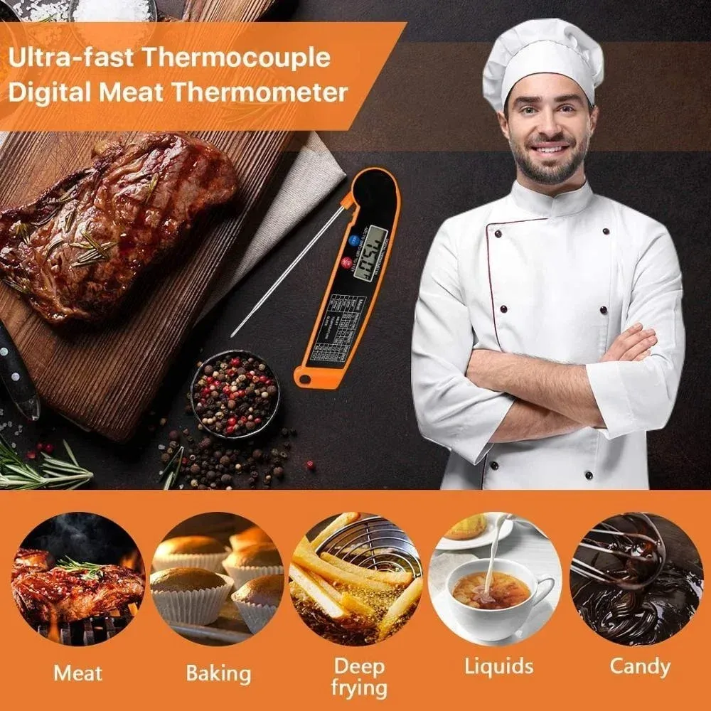 Thermomètre numérique de cuisine à sonde pour viande, barbecue et four 6