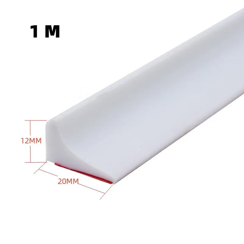 Bouchon de baignoire en silicone, barrière d'étanchéité auto-adhésive pour séparation sèche et humide, prévention des éclaboussures pour douche 14