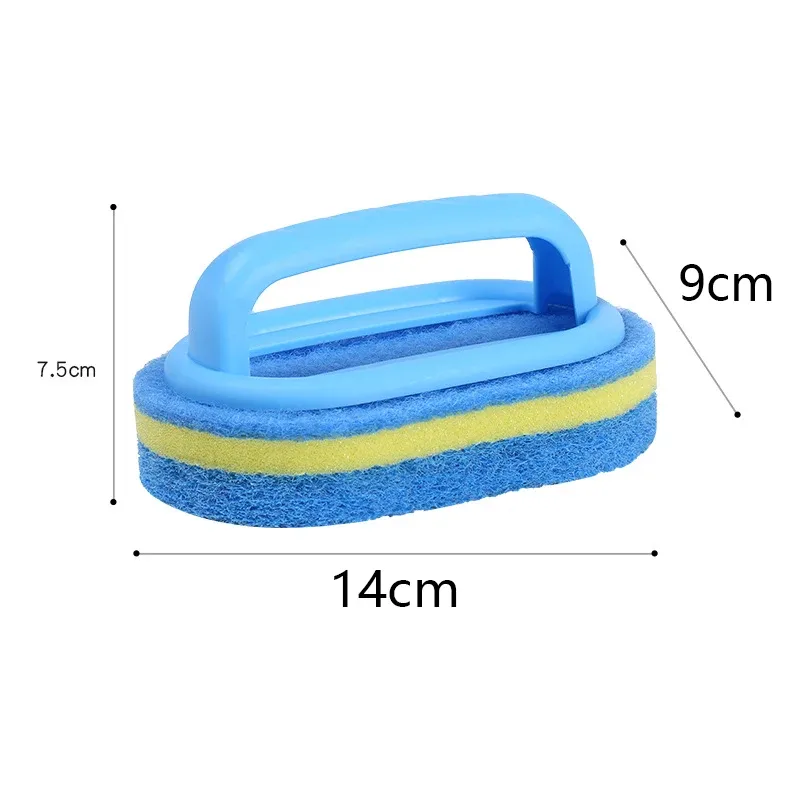 Brosse de nettoyage en éponge avec poignée, vue d'ensemble