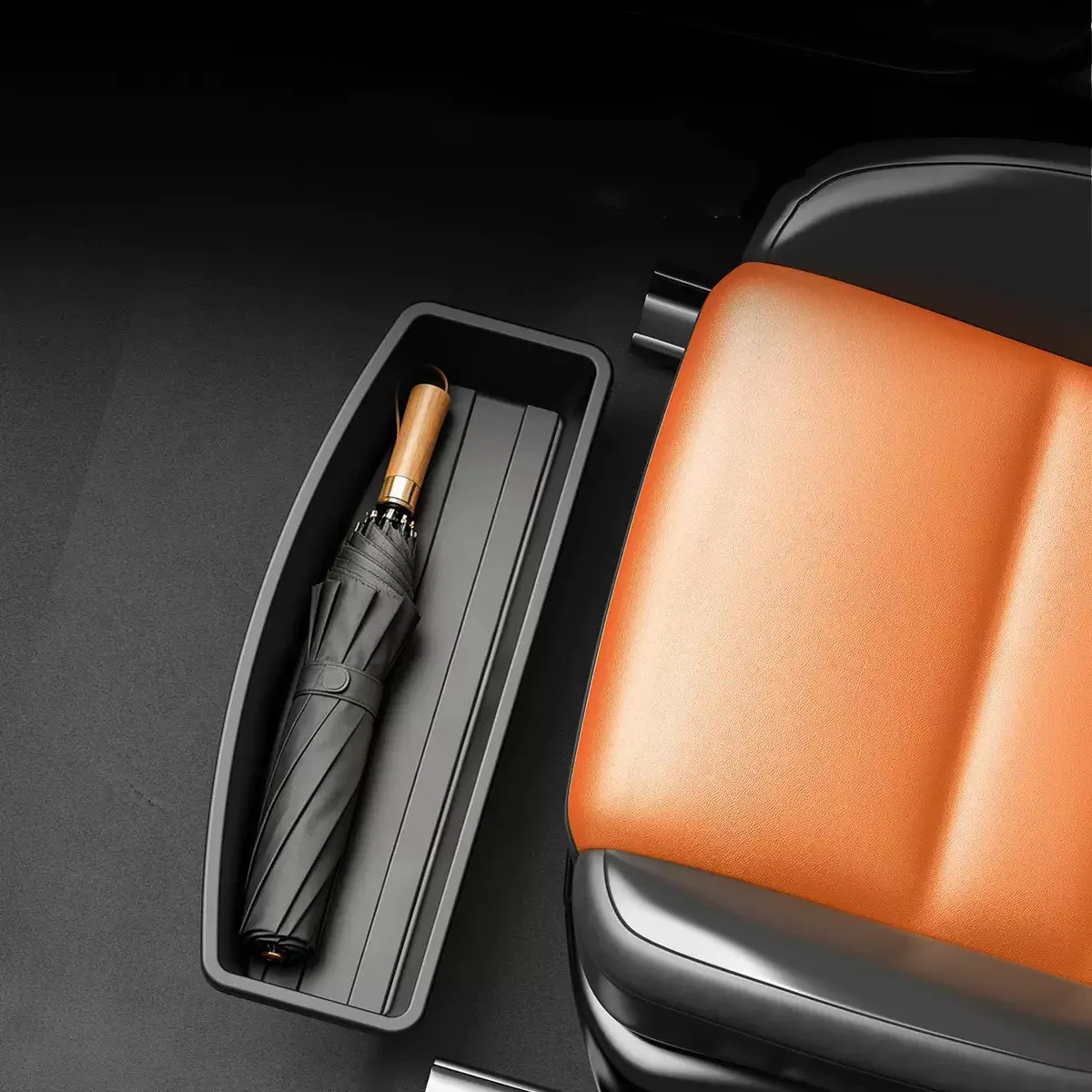 Boîte de rangement universelle pour sièges avant de voiture, antidérapante, tiroir sous siège, organisateur en ABS pour accessoires automobiles