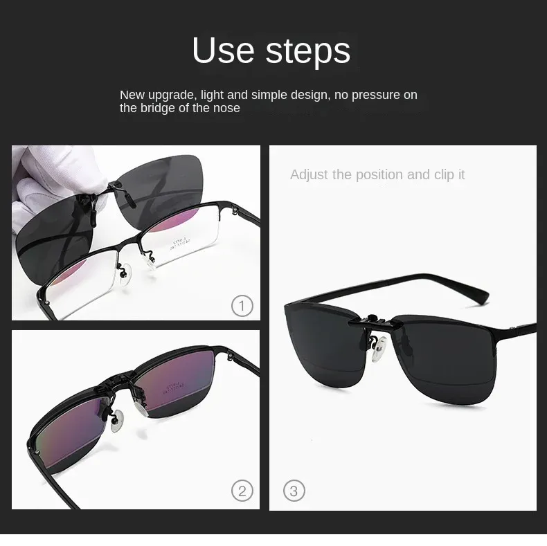 Lunettes à pince, finitions soignées