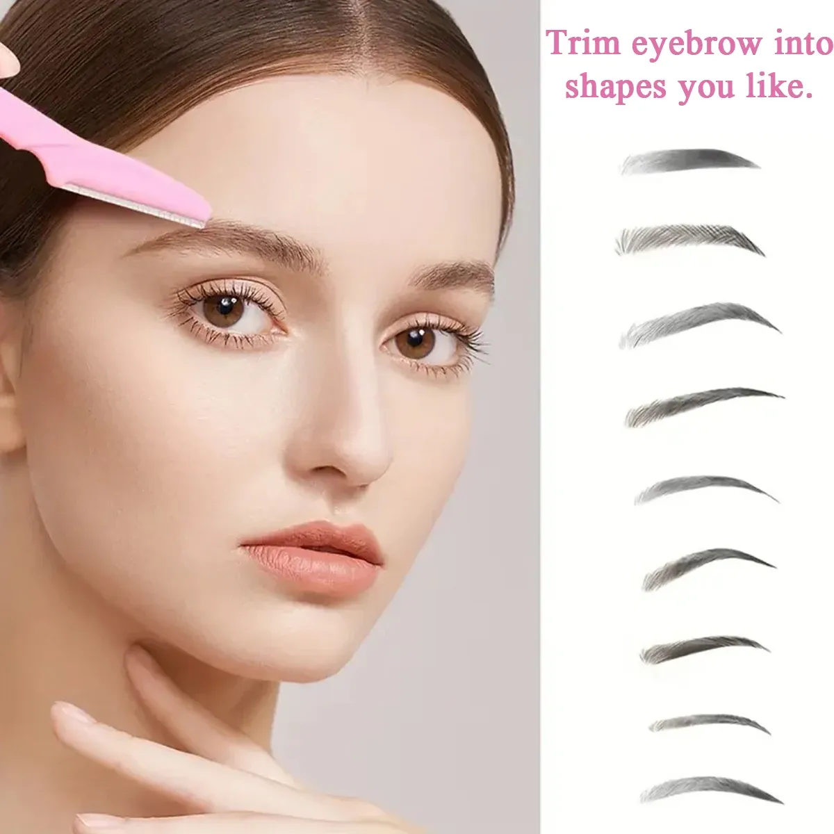 Lot de 12 rasoirs portables pour sourcils et visage, épilation sécurisée 6