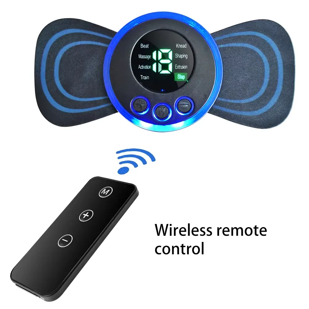 Mini masseur cervical électrique intelligent et portable pour le dos et les épaules, avec coussin et télécommande 1