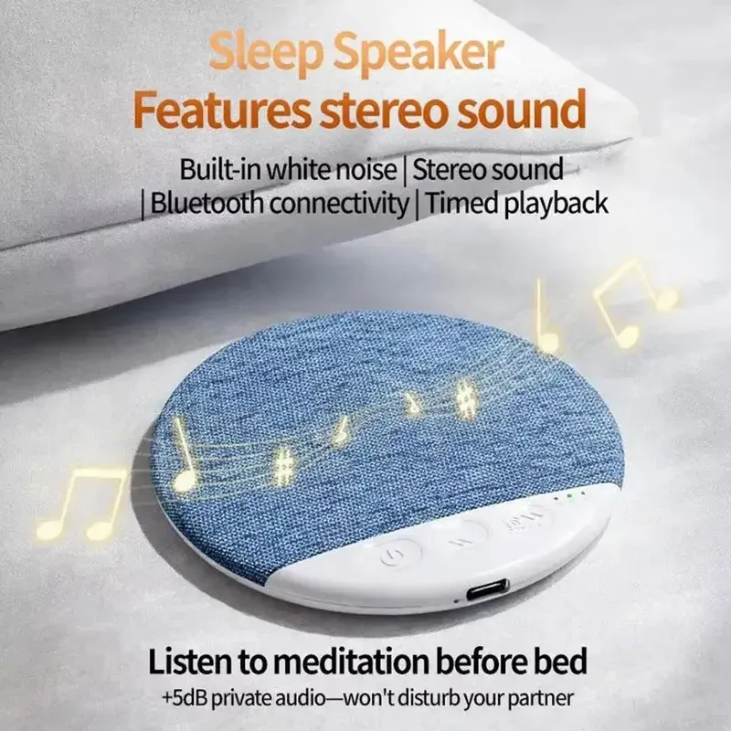 Mini haut-parleur Bluetooth portable avec sons de la nature et bruit blanc et minuterie d'arrêt 5
