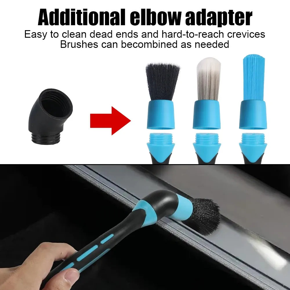 Brosses de détail pour intérieur automobile