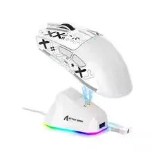 Souris de jeu sans fil Attack Shark X11, connexion tri-mode, capteur PixArt PAW3311, station de charge magnétique tactile 12