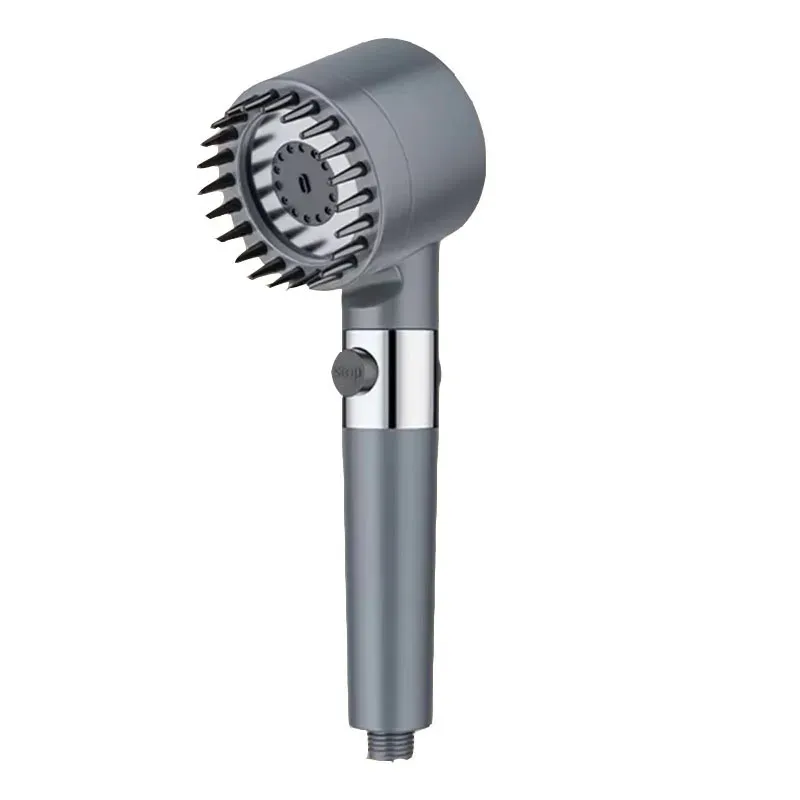 Pommeau de douche portable à trois réglages avec filtre et fonction massage du cuir chevelu 17