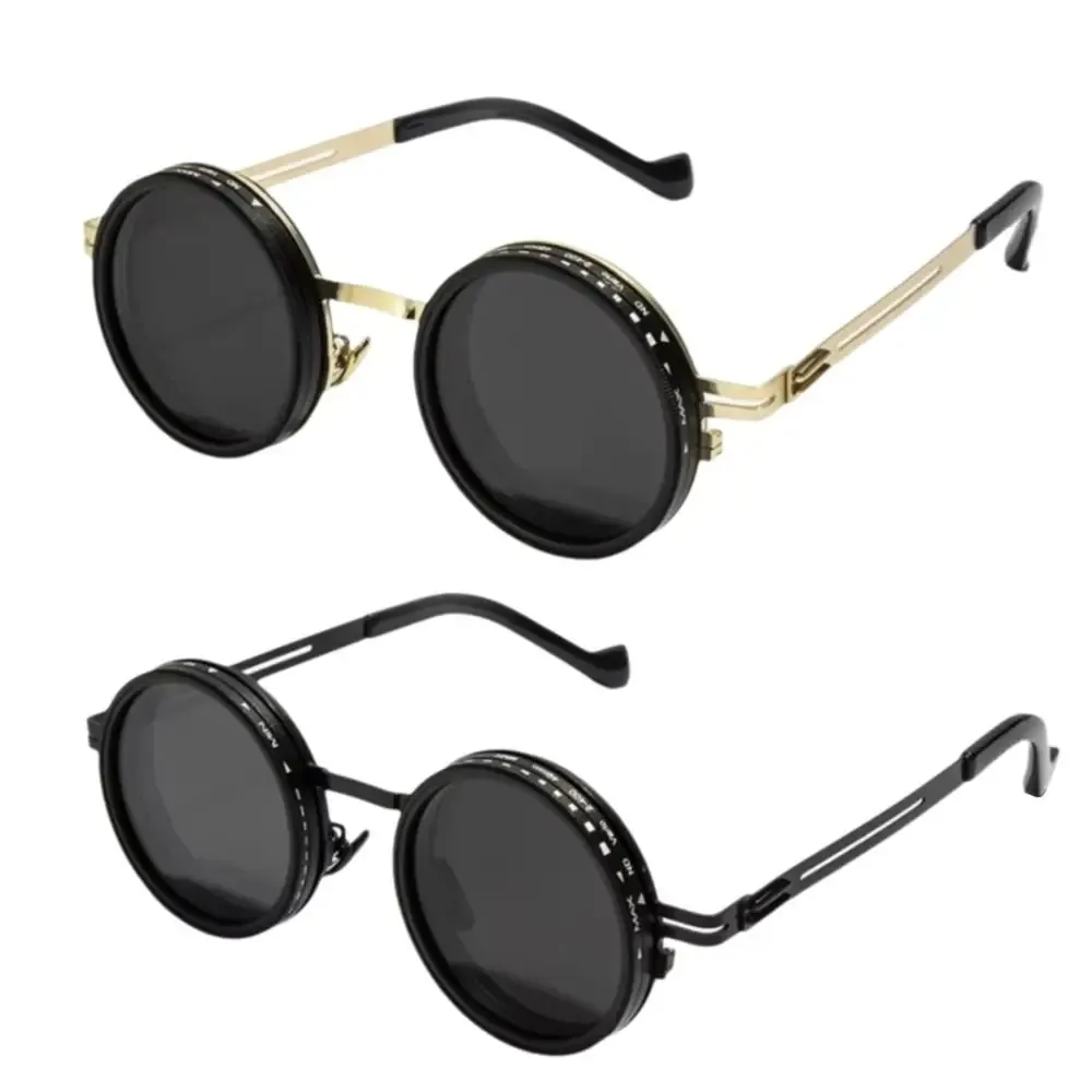 Lunettes de soleil polarisées ND2-400 à gradation réglable avec filtre ND et protection UV400, étui en verre inclus, 9 niveaux, idéales pour la pêche en plein air