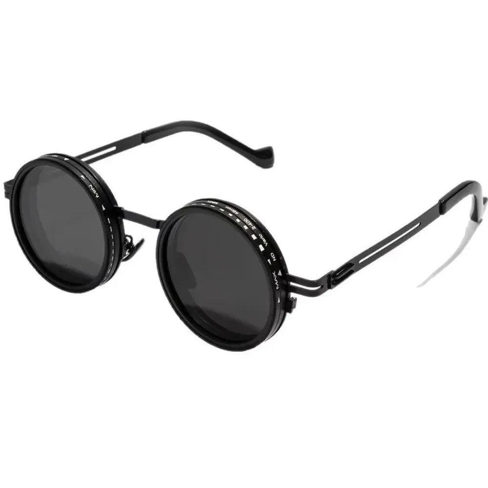 Lunettes de soleil polarisées ND2-400 à gradation réglable avec filtre ND et protection UV400, étui en verre inclus, 9 niveaux, idéales pour la pêche en plein air 5