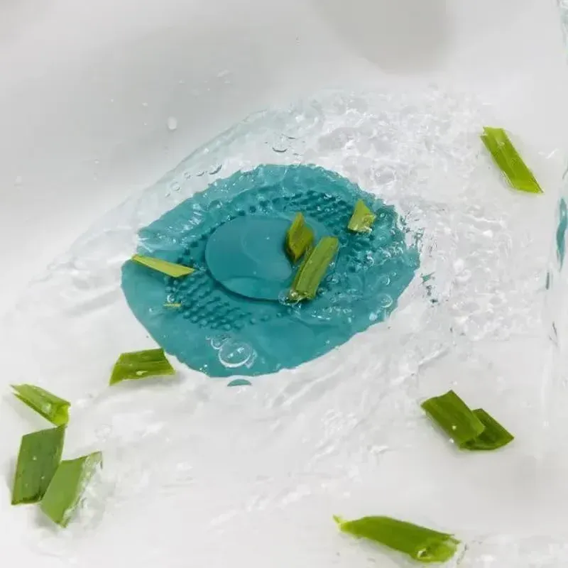 Bouchon d'évier en silicone, en situation