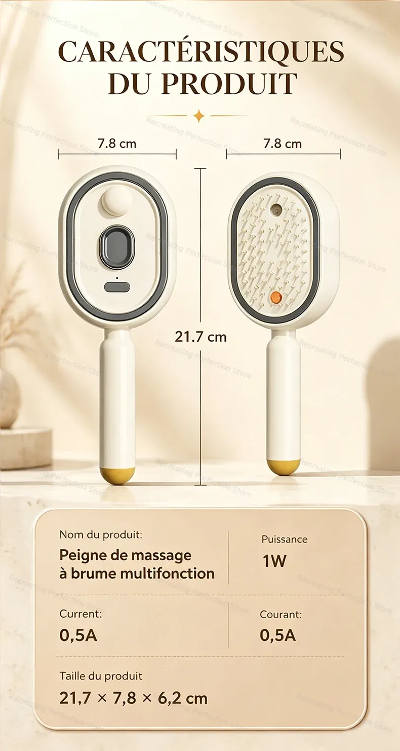Brosse électrique aux finitions soignées